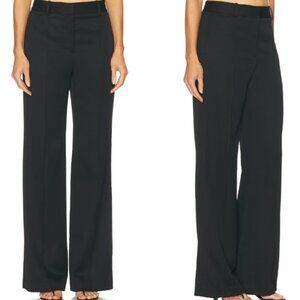 Adam Lippes wool black tailored Trousers size 6 NEW